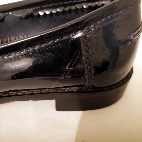 Gianni Bini Black Patent Leather Loafers Size 7.5 - Picture 7 of 7